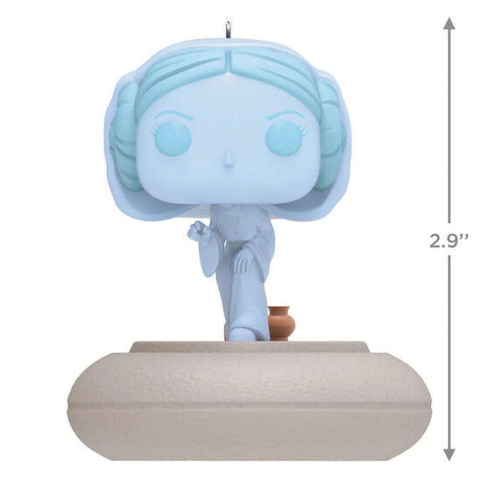 Hallmark : 2024 Keepsake Star Wars: A New Hope™ Princess Leia's Desperate Plea Funko POP!® Ornament With Light and Sound (254) - Hallmark : 2024 Keepsake Star Wars: A New Hope™ Princess Leia's Desperate Plea Funko POP!® Ornament With Light and Sound (254)