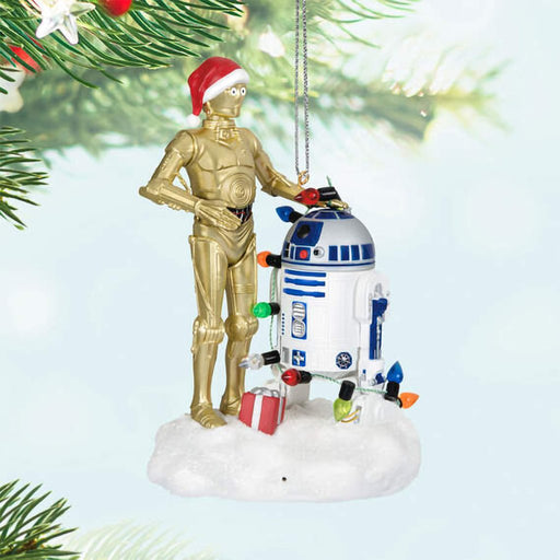 Hallmark : 2024 Keepsake Star Wars™ C - 3PO™ and R2 - D2™ Peekbuster Ornament With Motion - Activated Sound (50) - Hallmark : 2024 Keepsake Star Wars™ C - 3PO™ and R2 - D2™ Peekbuster Ornament With Motion - Activated Sound (50)