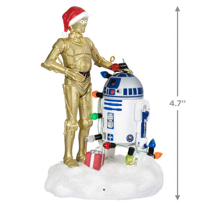 Hallmark : 2024 Keepsake Star Wars™ C - 3PO™ and R2 - D2™ Peekbuster Ornament With Motion - Activated Sound (50) - Hallmark : 2024 Keepsake Star Wars™ C - 3PO™ and R2 - D2™ Peekbuster Ornament With Motion - Activated Sound (50)