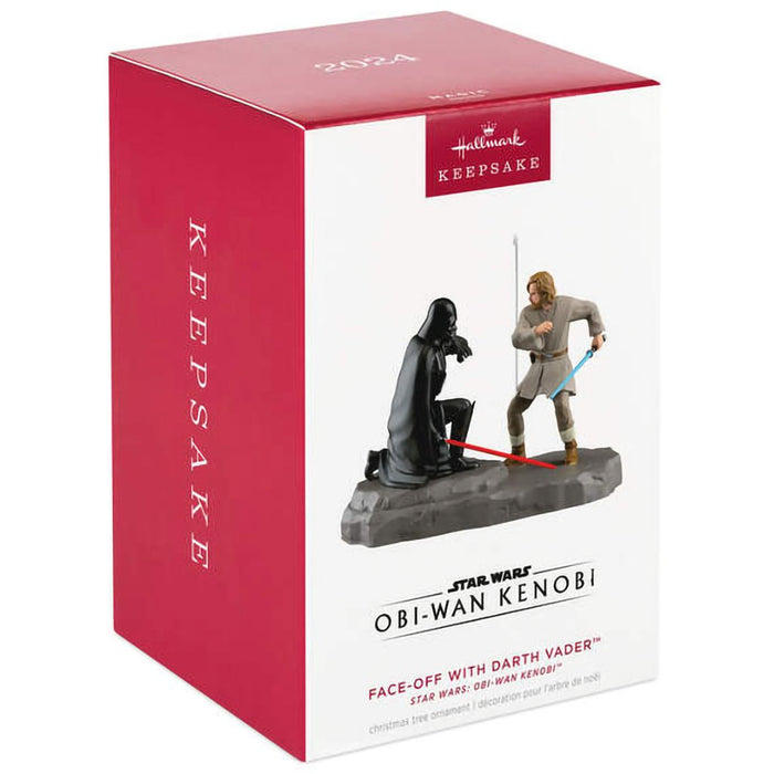 Hallmark : 2024 Keepsake Star Wars: Obi - Wan Kenobi™ Face - Off With Darth Vader™ Ornament With Sound (104) - Hallmark : 2024 Keepsake Star Wars: Obi - Wan Kenobi™ Face - Off With Darth Vader™ Ornament With Sound (104)