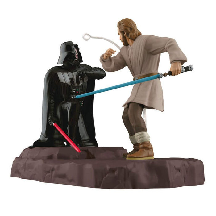 Hallmark : 2024 Keepsake Star Wars: Obi - Wan Kenobi™ Face - Off With Darth Vader™ Ornament With Sound (104) - Hallmark : 2024 Keepsake Star Wars: Obi - Wan Kenobi™ Face - Off With Darth Vader™ Ornament With Sound (104)