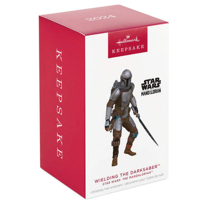 Hallmark : 2024 Keepsake Star Wars: The Mandalorian™ Wielding the Darksaber™ Ornament (381) - Hallmark : 2024 Keepsake Star Wars: The Mandalorian™ Wielding the Darksaber™ Ornament (381)