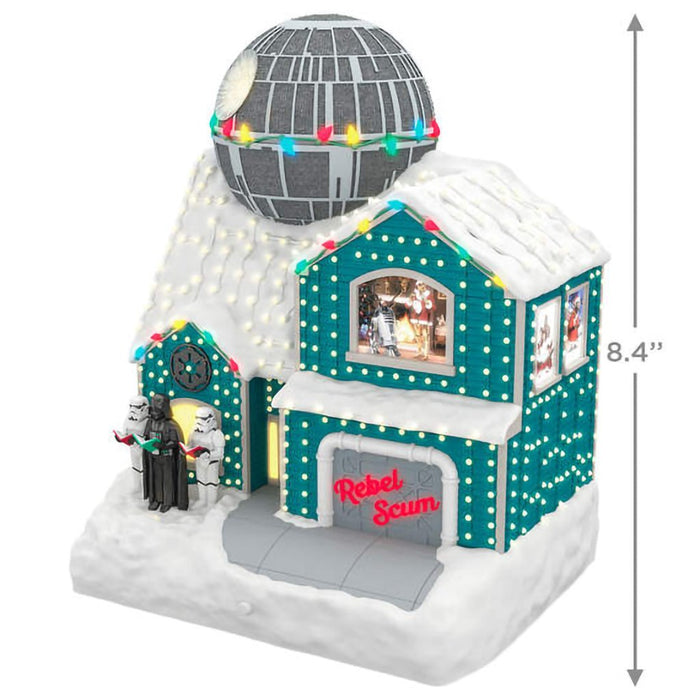 Hallmark : 2024 Keepsake Star Wars™ The Merriest House in the Galaxy Musical Tabletop Decoration With Light (454) - Hallmark : 2024 Keepsake Star Wars™ The Merriest House in the Galaxy Musical Tabletop Decoration With Light (454)