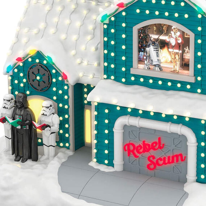 Hallmark : 2024 Keepsake Star Wars™ The Merriest House in the Galaxy Musical Tabletop Decoration With Light (454) - Hallmark : 2024 Keepsake Star Wars™ The Merriest House in the Galaxy Musical Tabletop Decoration With Light (454)