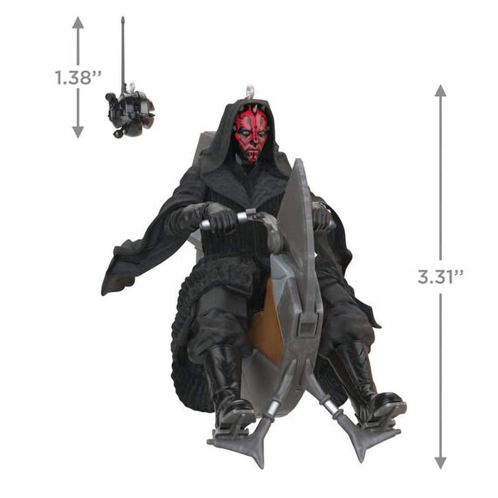 Hallmark : 2024 Keepsake Star Wars: The Phantom Menace™ 25th Anniversary Darth Maul™ and Sith Probe Droid™ Ornaments, Set of 2 (86) - Hallmark : 2024 Keepsake Star Wars: The Phantom Menace™ 25th Anniversary Darth Maul™ and Sith Probe Droid™ Ornaments, Set of 2 (86)