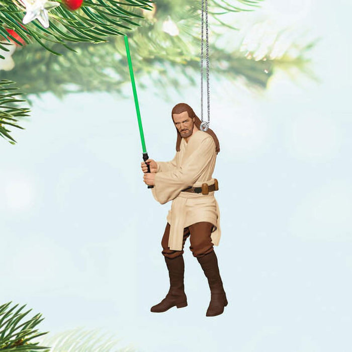 Hallmark : 2024 Keepsake Star Wars: The Phantom Menace™ 25th Anniversary Qui - Gon Jinn™ Ornament (259) - Hallmark : 2024 Keepsake Star Wars: The Phantom Menace™ 25th Anniversary Qui - Gon Jinn™ Ornament (259)