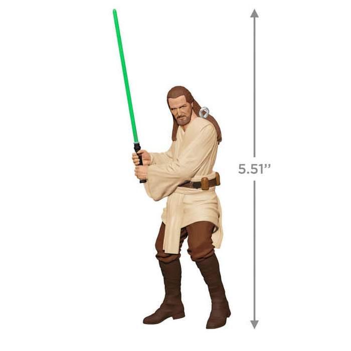 Hallmark : 2024 Keepsake Star Wars: The Phantom Menace™ 25th Anniversary Qui - Gon Jinn™ Ornament (259) - Hallmark : 2024 Keepsake Star Wars: The Phantom Menace™ 25th Anniversary Qui - Gon Jinn™ Ornament (259)