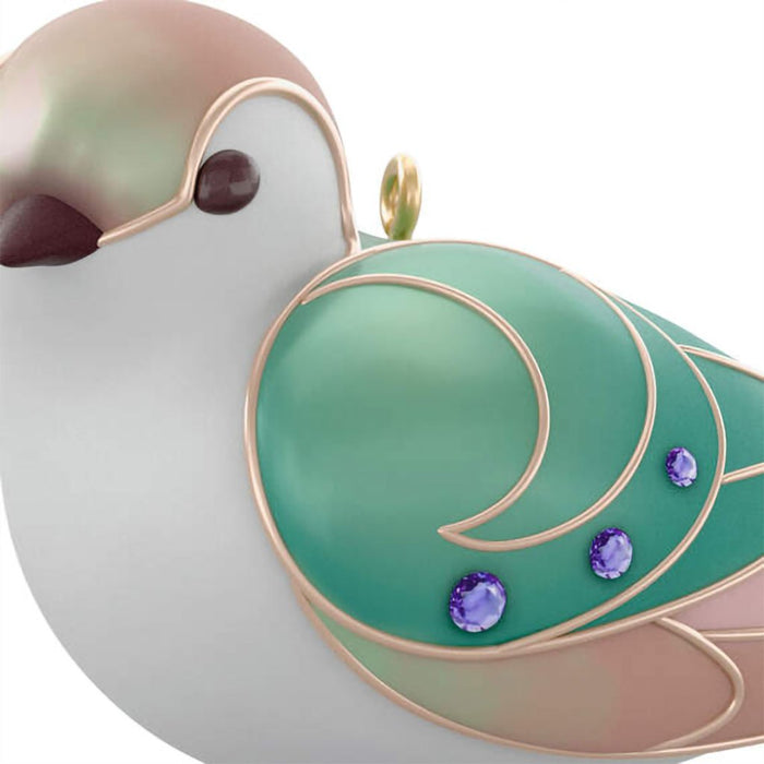 Hallmark : 2024 Keepsake The Beauty of Birds Lady Violet - Green Swallow Ornament - Limited Quantity - Hallmark : 2024 Keepsake The Beauty of Birds Lady Violet - Green Swallow Ornament - Limited Quantity