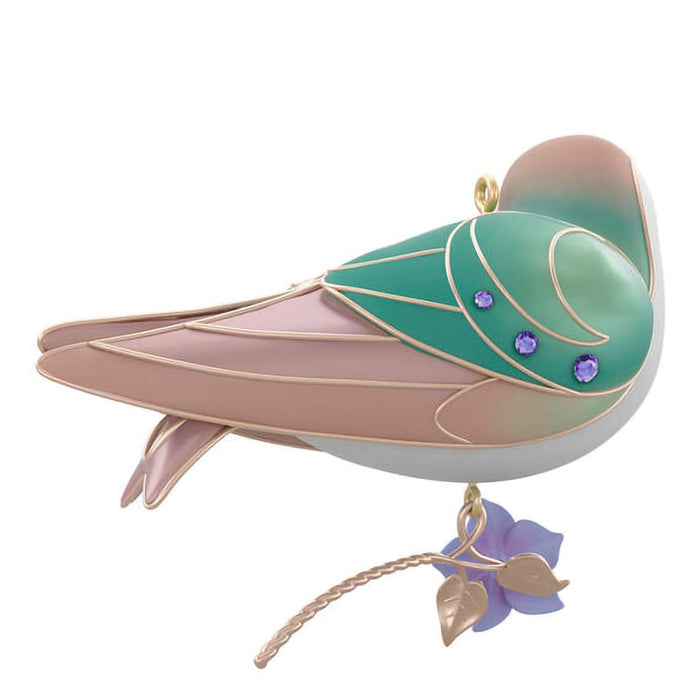 Hallmark : 2024 Keepsake The Beauty of Birds Lady Violet - Green Swallow Ornament - Limited Quantity - Hallmark : 2024 Keepsake The Beauty of Birds Lady Violet - Green Swallow Ornament - Limited Quantity