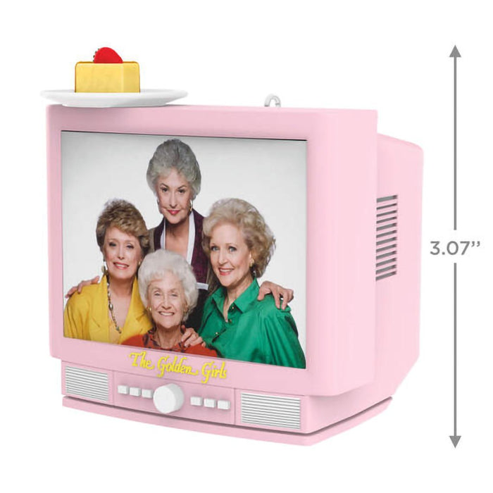 Hallmark : 2024 Keepsake The Golden Girls Cheesecake Break Ornament With Light and Sound (57) - Hallmark : 2024 Keepsake The Golden Girls Cheesecake Break Ornament With Light and Sound (57)