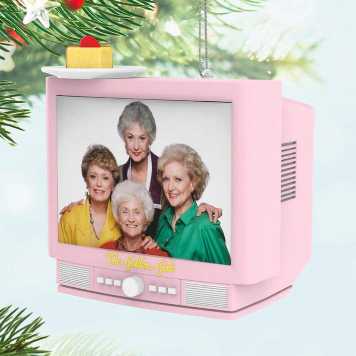 Hallmark : 2024 Keepsake The Golden Girls Cheesecake Break Ornament With Light and Sound (57) - Hallmark : 2024 Keepsake The Golden Girls Cheesecake Break Ornament With Light and Sound (57)