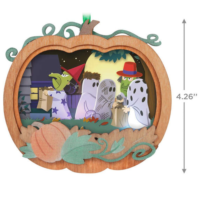 Hallmark : 2024 Keepsake The Peanuts® Gang It's the Great Pumpkin, Charlie Brown Papercraft Ornament With Light (162) - Hallmark : 2024 Keepsake The Peanuts® Gang It's the Great Pumpkin, Charlie Brown Papercraft Ornament With Light (162)