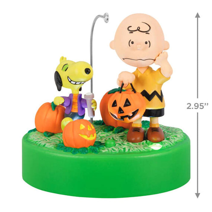 Hallmark : 2024 Keepsake The Peanuts® Gang Trick - or - Treating Pals Ornament With Light and Sound (355) - Hallmark : 2024 Keepsake The Peanuts® Gang Trick - or - Treating Pals Ornament With Light and Sound (355)