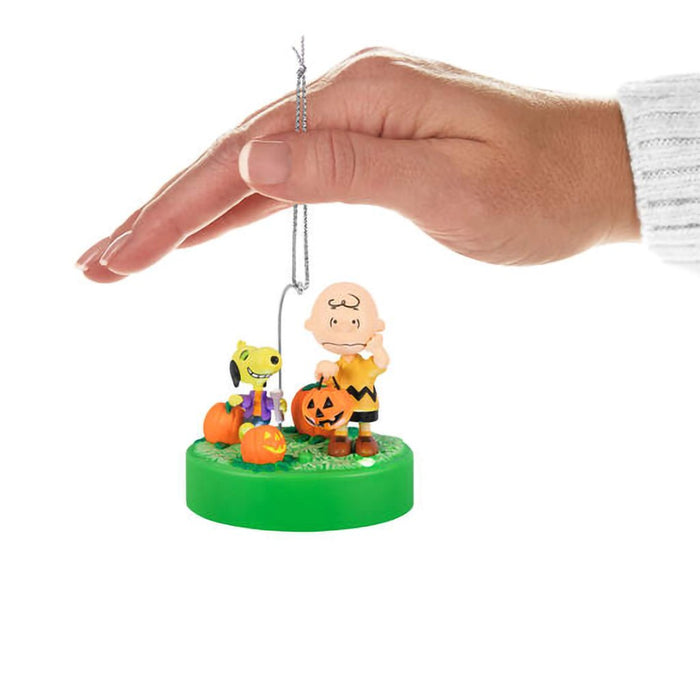 Hallmark : 2024 Keepsake The Peanuts® Gang Trick - or - Treating Pals Ornament With Light and Sound (355) - Hallmark : 2024 Keepsake The Peanuts® Gang Trick - or - Treating Pals Ornament With Light and Sound (355)