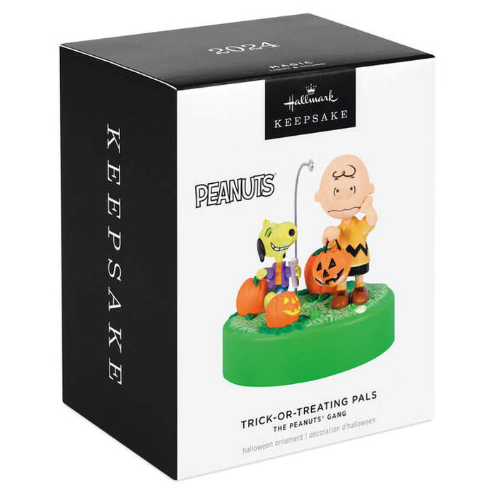 Hallmark : 2024 Keepsake The Peanuts® Gang Trick - or - Treating Pals Ornament With Light and Sound (355) - Hallmark : 2024 Keepsake The Peanuts® Gang Trick - or - Treating Pals Ornament With Light and Sound (355)