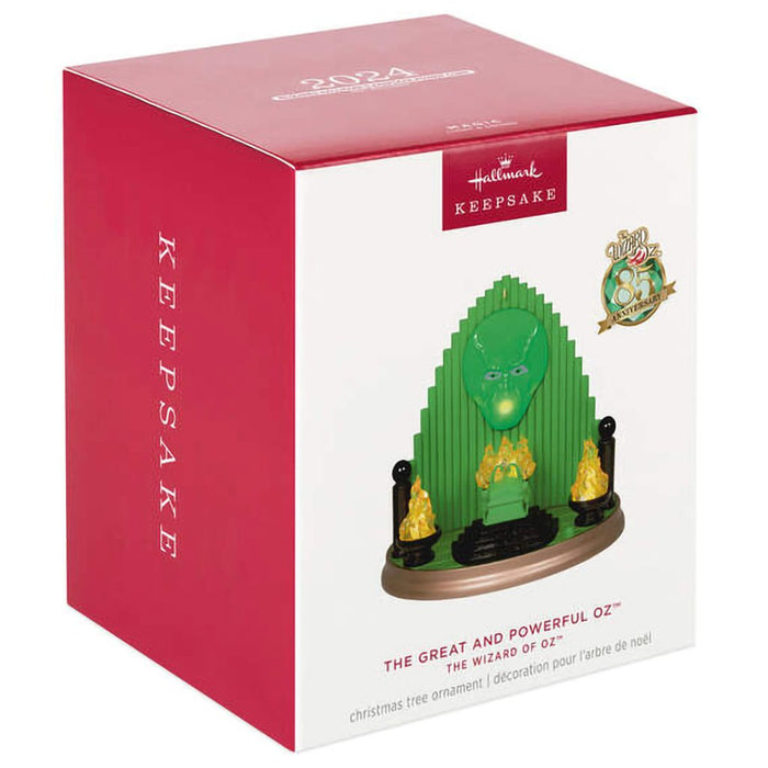 Hallmark : 2024 Keepsake The Wizard of Oz™ The Great and Powerful Oz™ Ornament With Light and Sound (335) - Hallmark : 2024 Keepsake The Wizard of Oz™ The Great and Powerful Oz™ Ornament With Light and Sound (335)