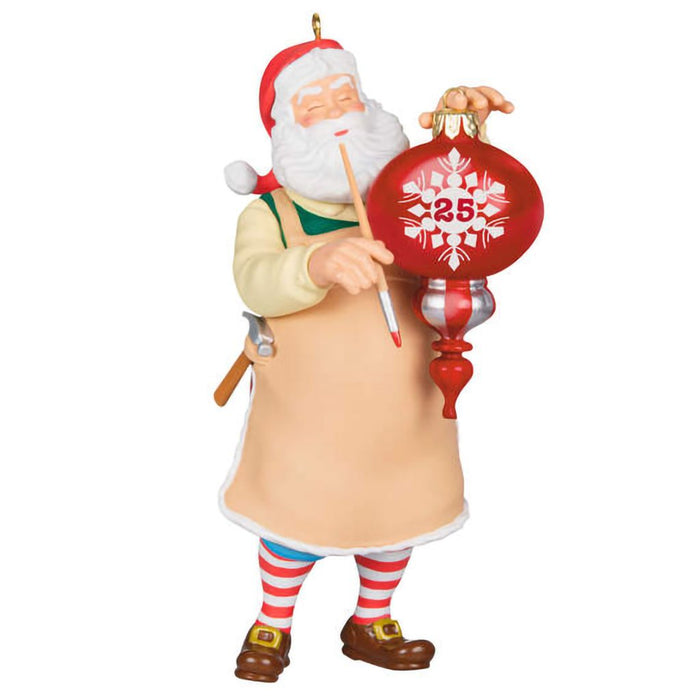 Hallmark : 2024 Keepsake Toymaker Santa 25th Anniversary Special Edition Ornament - Limited Quantity - Hallmark : 2024 Keepsake Toymaker Santa 25th Anniversary Special Edition Ornament - Limited Quantity