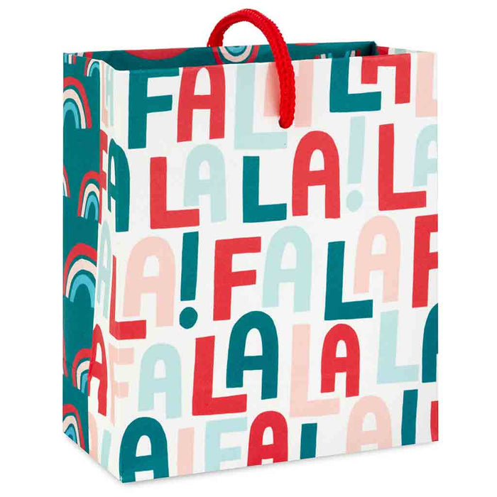 Hallmark : 4.6" Colorful Fa La La Christmas Gift Card Holder Mini Bag - Hallmark : 4.6" Colorful Fa La La Christmas Gift Card Holder Mini Bag