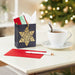 Hallmark : 4.6" Elegant Gold Snowflake Holiday Gift Card Holder Mini Bag - Hallmark : 4.6" Elegant Gold Snowflake Holiday Gift Card Holder Mini Bag