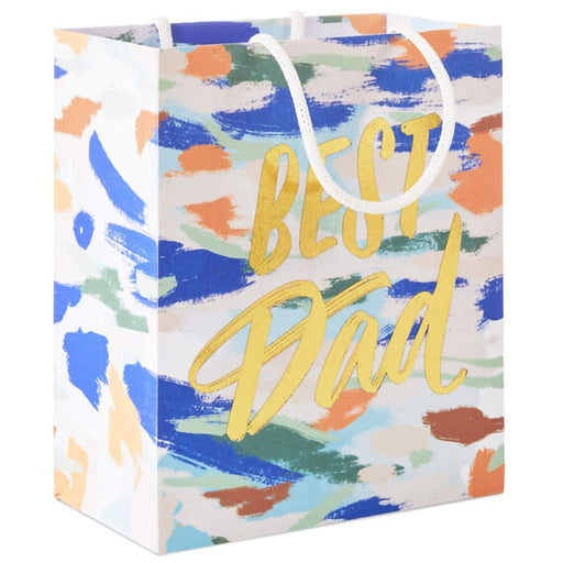 Hallmark : 6.5" Best Dad Colorful Abstract Small Father's Day Gift Bag - Hallmark : 6.5" Best Dad Colorful Abstract Small Father's Day Gift Bag
