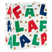 Hallmark : 6.5" Fa La La Lettering Small Christmas Gift Bag - Hallmark : 6.5" Fa La La Lettering Small Christmas Gift Bag