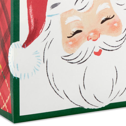 Hallmark : 6.5" Smiling Santa Face Small Christmas Gift Bag - Hallmark : 6.5" Smiling Santa Face Small Christmas Gift Bag