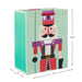 Hallmark : 9.6" Colorful Nutcracker on Green Medium Christmas Gift Bag - Hallmark : 9.6" Colorful Nutcracker on Green Medium Christmas Gift Bag