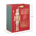 Hallmark : 9.6" Nutcracker on Red Medium Christmas Gift Bag - Hallmark : 9.6" Nutcracker on Red Medium Christmas Gift Bag