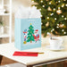 Hallmark : 9.6" Santa and Dog Decorating a Tree Medium Christmas Gift Bag - Hallmark : 9.6" Santa and Dog Decorating a Tree Medium Christmas Gift Bag