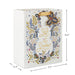 Hallmark : 9.6" Snowman Silhouette on Holiday Toile Medium Gift Bag - Hallmark : 9.6" Snowman Silhouette on Holiday Toile Medium Gift Bag