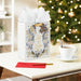 Hallmark : 9.6" Snowman Silhouette on Holiday Toile Medium Gift Bag - Hallmark : 9.6" Snowman Silhouette on Holiday Toile Medium Gift Bag