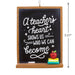 Hallmark : A Teacher's Heart Blackboard Hallmark Ornament - Hallmark : A Teacher's Heart Blackboard Hallmark Ornament