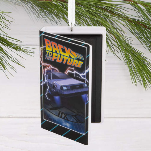 Hallmark : Back to the Future Retro Video Cassette Case Hallmark Ornament - Hallmark : Back to the Future Retro Video Cassette Case Hallmark Ornament