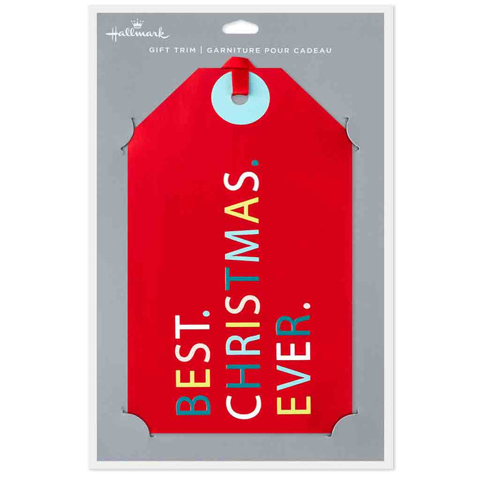 Hallmark : Best Christmas Ever XL Gift Tag - Hallmark : Best Christmas Ever XL Gift Tag