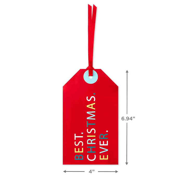 Hallmark : Best Christmas Ever XL Gift Tag - Hallmark : Best Christmas Ever XL Gift Tag