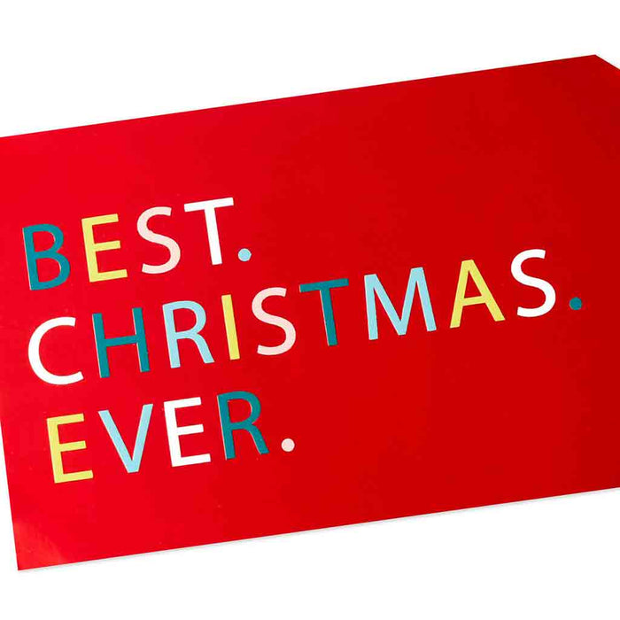 Hallmark : Best Christmas Ever XL Gift Tag - Hallmark : Best Christmas Ever XL Gift Tag