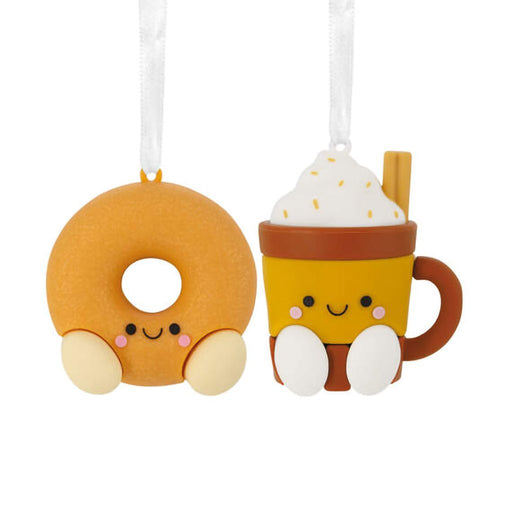 Hallmark : Better Together Apple Cider Donut and Festive Drink Magnetic Hallmark Ornaments, Set of 2 - Hallmark : Better Together Apple Cider Donut and Festive Drink Magnetic Hallmark Ornaments, Set of 2