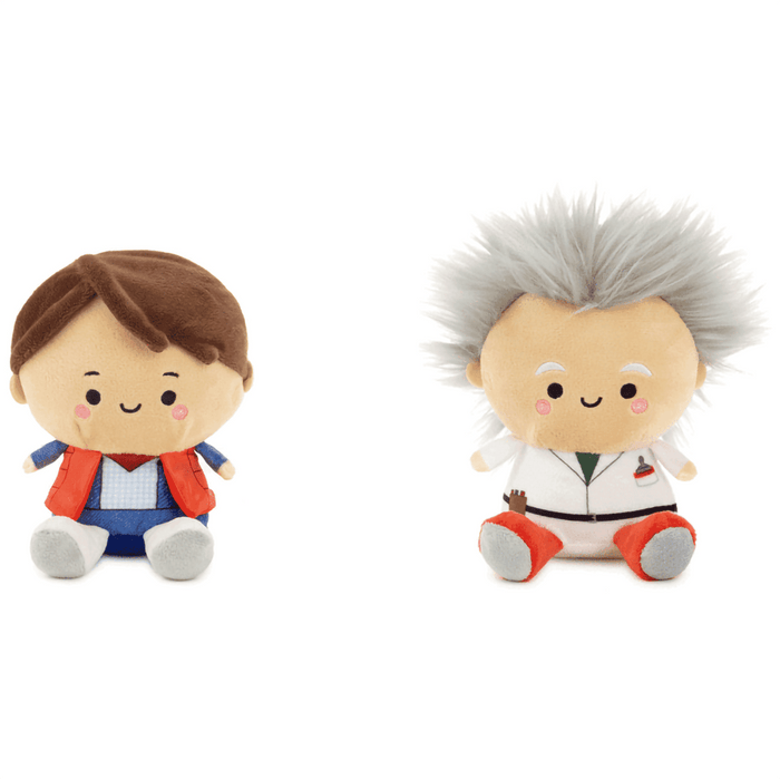 Hallmark : Better Together Back to the Future Doc and Marty McFly Magnetic Plush Pair, 5.5" H - Hallmark : Better Together Back to the Future Doc and Marty McFly Magnetic Plush Pair, 5.5" H