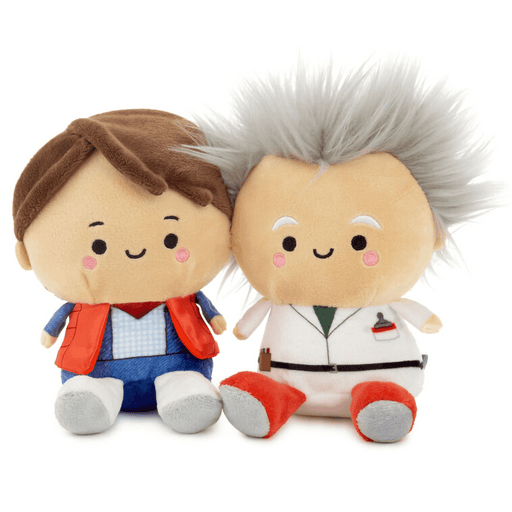 Hallmark : Better Together Back to the Future Doc and Marty McFly Magnetic Plush Pair, 5.5" H - Hallmark : Better Together Back to the Future Doc and Marty McFly Magnetic Plush Pair, 5.5" H