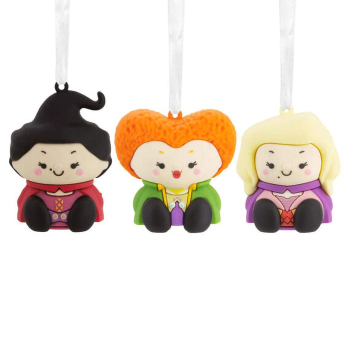 Hallmark : Better Together Disney Hocus Pocus Mary, Winifred and Sarah Sanderson Magnetic Hallmark Ornaments, Set of 3 - Hallmark : Better Together Disney Hocus Pocus Mary, Winifred and Sarah Sanderson Magnetic Hallmark Ornaments, Set of 3