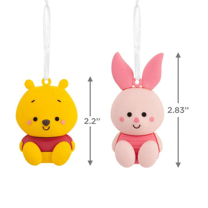 Hallmark : Better Together Disney Winnie the Pooh and Piglet Magnetic Hallmark Ornaments, Set of 2 - Hallmark : Better Together Disney Winnie the Pooh and Piglet Magnetic Hallmark Ornaments, Set of 2