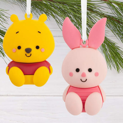 Hallmark : Better Together Disney Winnie the Pooh and Piglet Magnetic Hallmark Ornaments, Set of 2 - Hallmark : Better Together Disney Winnie the Pooh and Piglet Magnetic Hallmark Ornaments, Set of 2