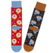 Hallmark : Better Together Donut and Coffee Funny Crew Socks - Hallmark : Better Together Donut and Coffee Funny Crew Socks