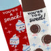 Hallmark : Better Together Milk and Cookies Funny Crew Socks - Hallmark : Better Together Milk and Cookies Funny Crew Socks