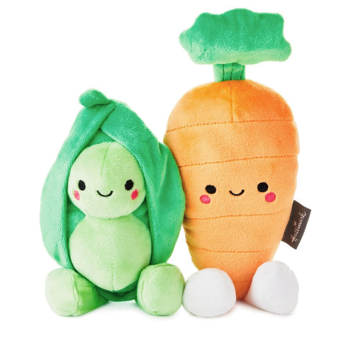 Hallmark : Better Together Peas and Carrot Magnetic Plush, 4.5" - Hallmark : Better Together Peas and Carrot Magnetic Plush, 4.5"
