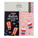 Hallmark : Better Together Popcorn and Slushie Funny Crew Socks - Hallmark : Better Together Popcorn and Slushie Funny Crew Socks