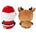 Hallmark : Better Together Santa and Reindeer Magnetic Plush Pair, 5.75" - Hallmark : Better Together Santa and Reindeer Magnetic Plush Pair, 5.75"