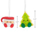 Hallmark : Better Together Santa Milk Mug and Christmas Tree Cookie Magnetic Hallmark Ornaments, Set of 2 - Hallmark : Better Together Santa Milk Mug and Christmas Tree Cookie Magnetic Hallmark Ornaments, Set of 2