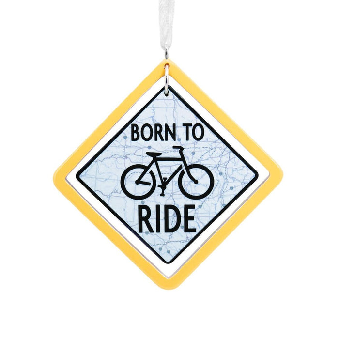 Hallmark : Born to Ride Bicycle Hallmark Ornament - Hallmark : Born to Ride Bicycle Hallmark Ornament