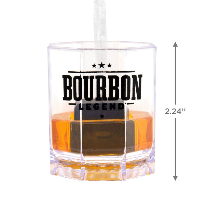 Hallmark : Bourbon Legend Lowball Glass Hallmark Ornament - Hallmark : Bourbon Legend Lowball Glass Hallmark Ornament